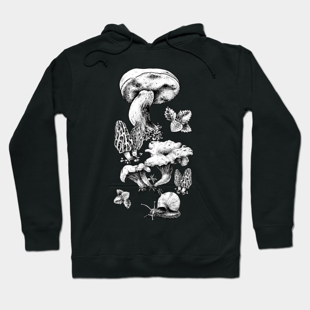 Mushrooms Hoodie by rottenfantom